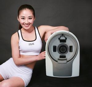 China Portable skin analyzer machine / skin testing beauty machine with software wholesale