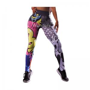China Womens Tights High Waist Sport Leggings Womens Compression Tights 3D Print wholesale