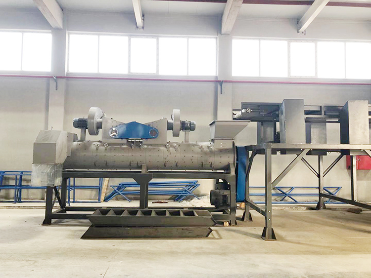 500-5000kg/H Glass Bottle Label Remover Machine 30kw PET Bottle Label Remover