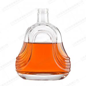 China Rubber Stopper Sealing Type Lead Free Whiskey Decanter Tequila Glass Bottles wholesale