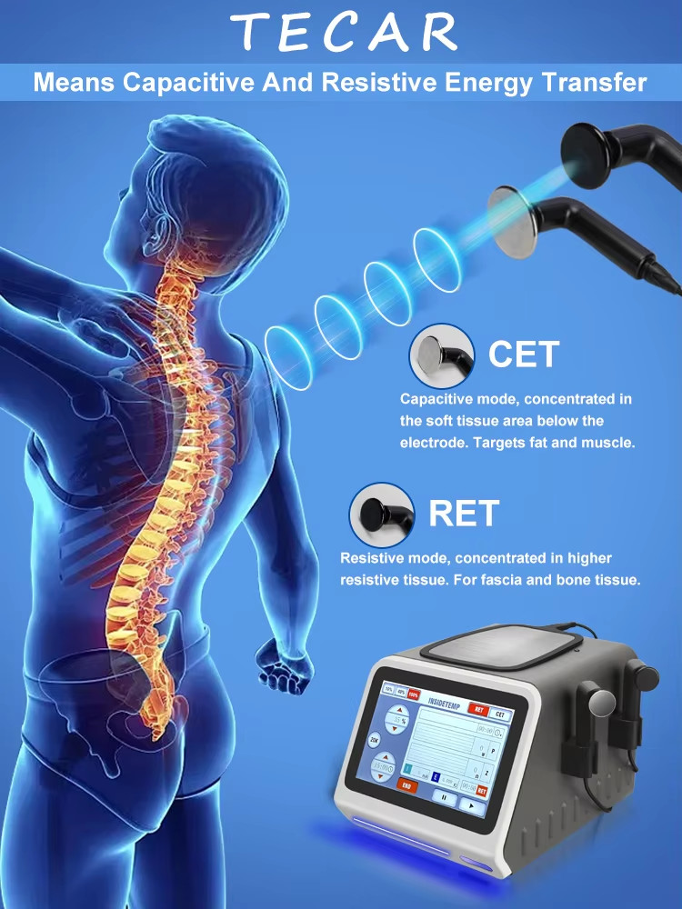 448khz Smart Tecar Pro Physiotherapy Indiba Radiofrequency Machine