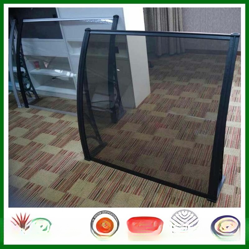 Chemical Pressure Treated PC Sheet Awning Canopy for Bus Station and Window Covering