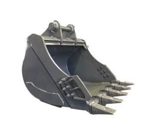 China 1-5 Ton Excavator Rock Bucket Hardox500 Material Gray Color wholesale