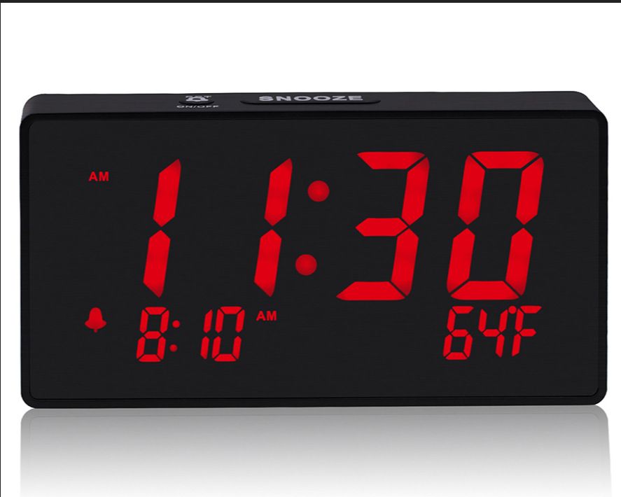 TF Card Portable Clock Radio With 2.4 Inch 320X240 Pixels LCD Display