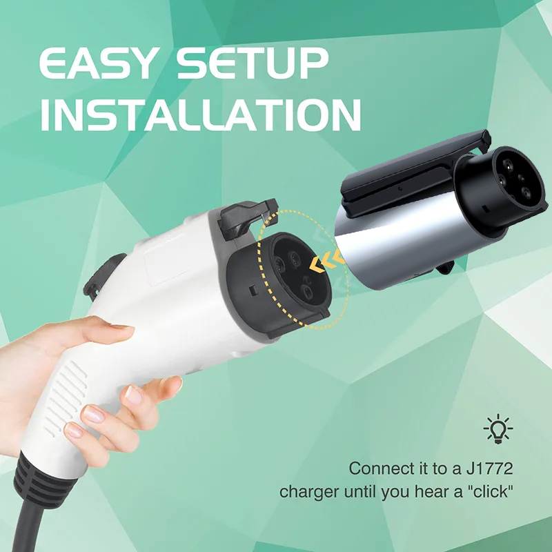 IP55 Rated CHAdeMO CCS Adapter Charging Type1 Adapter for Tesla Model 3 S X 80A Charging