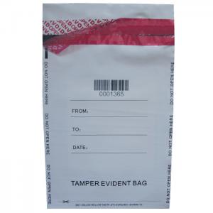 China LDPE Security Tamper Evident Bag Printing Envelope Tamper Security Courier Bag China Factory SEALQUEEN on sale