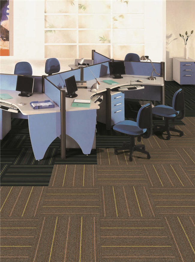 Venus - V87 Industrial Grade Carpet Tiles / Showroom Carpet Tiles For Office