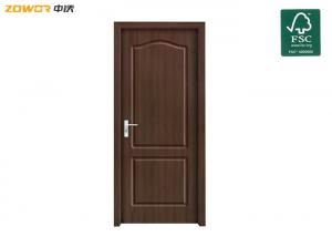 China 20Kg/M2 Apartment Exit HDF Strip Oak Plain Wooden Door wholesale