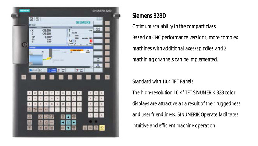 Adjustable Control Panel Multi Turrets CNC Turning Machine