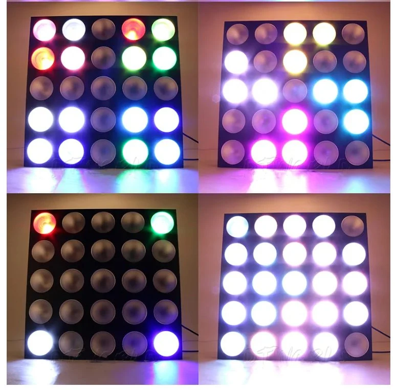Digital Display Blinder Wash LED Matrix Light 80lm/w 6x6/36x3w For Wedding Hall