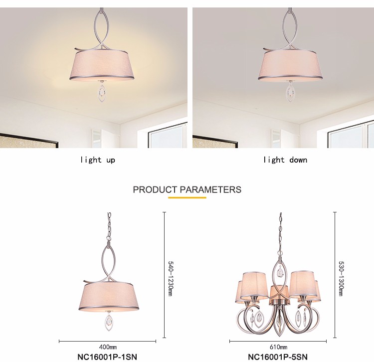 Gypsy chandelier pendant lamp for ceiling home decoration (WH-MI-25)