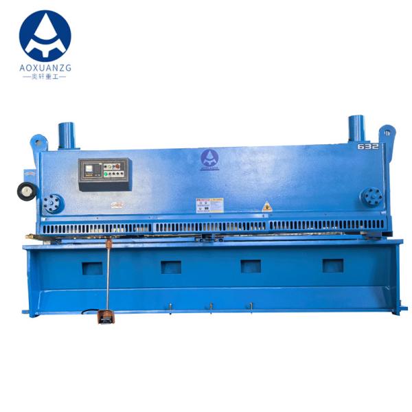 Hydraulic Guillotine Shear NC CNC Hydraulic Cutting Machine 6mm Precision