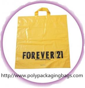 China CPE / LDPE / HDPE Soft Loop Handle Bag , Custom Plastic Shopping Bags wholesale