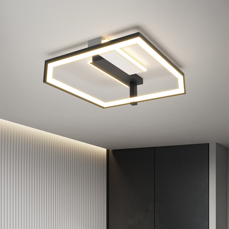 Modern Living Room Ceiling Lights Nordic Creative Atmospheric Bedroom Room square ceiling light(WH-MA-295)