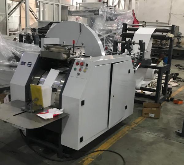 2019 new hotsale  mechanical type flat v bottom paper bag making machine
