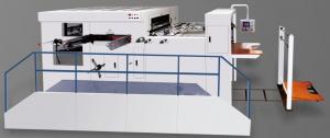 China Semi Automatic Package Machinery Die Cutting Machine With Double Location System on sale