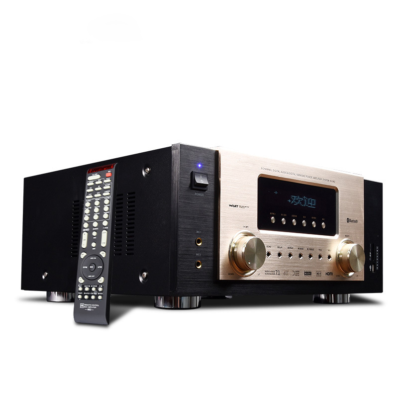 7.2 Channel Bluetooth Stereo Amplifier , Home AV Amplifier 600 Watt With Radio USB