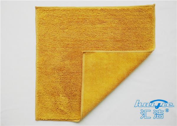 Quality Non-Abrasive Thick High Pile Terry Microfiber Bath Towels / Microfibre Face Cloth for sale