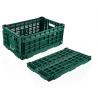 Buy cheap 600*400mm Fruit And Vegetable Plastic Crates Dovetail Groove Custom Color from wholesalers