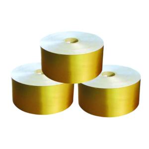 China Golden Silver Metallized Paper Packaging 55GSM Embossing Aluminized Paper on sale