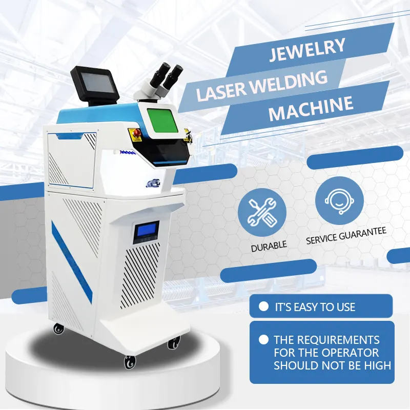 200w 300w Gold Laser Welding Machine for Jewelry Welding Easy to Operate and Lightweight