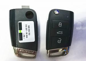 China Black  3 Button VW Passat Car Remote Key , 56D 959 752 VW Flip Key Fob Case wholesale