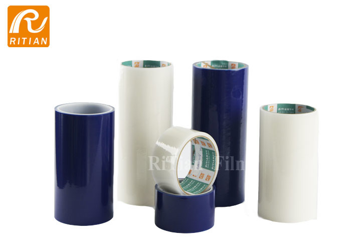 Anti Scratch Plastic Sheet Protective Film / Blue Temporary Glass Protection Film