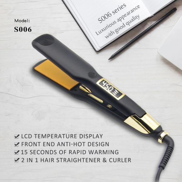 Best Ceramic Mini Flat Iron Custom Logo Packing 450 Degrees Hair straightener