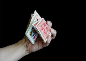 China Skillful Double Backer Card Tech , Magic Trick Playing Cards wholesale