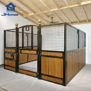 China Farm Equestrian Horse Equipment Stables Solid Horse Stalls Panels With Non Toxic Powder Coated Surface on sale