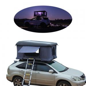 China Dark Gray Triangle Clamshell Roof Top Tent 4x4 Rooftop Tent Hard Shell wholesale