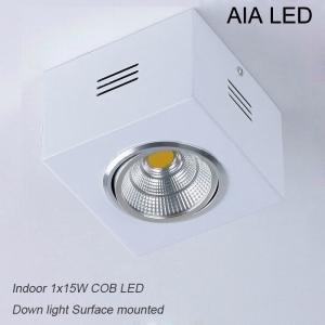 China IP42 White high lm adjustable COB 15W led down light&amp;LED Grille light wholesale