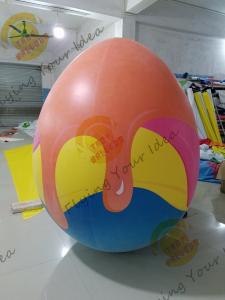 China Oxford Advertising Inflatable Easter Egg / Custom Made Inflatables Easy Set Up wholesale