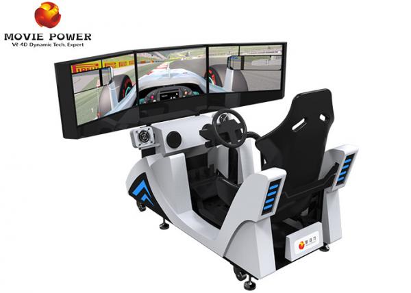 Quality 220V Three Screen 9D Simulator Tokyo Racing Car Simulating Arcade Games for sale