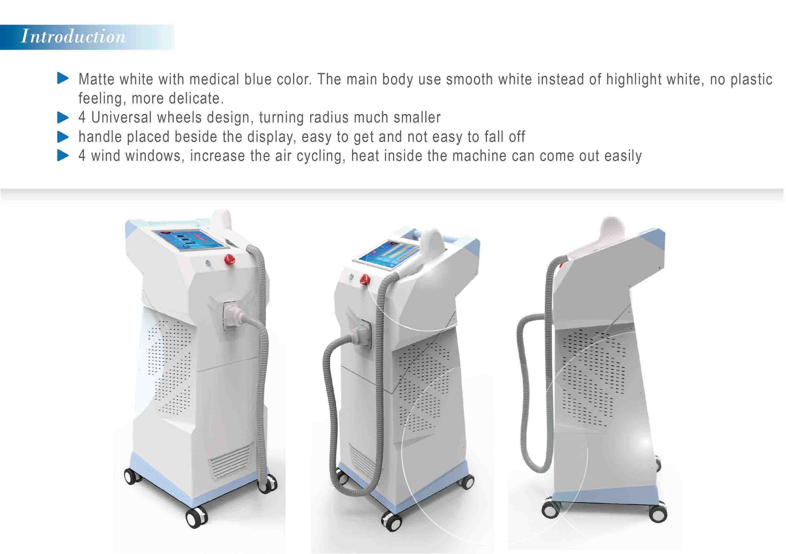 Laser machine hair removal made in germany 808nm permanent hair removal