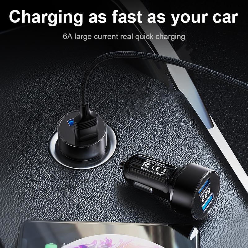 3.1A Dual USB Cell Phone Charger Adapter LED Digital Display For Samsung