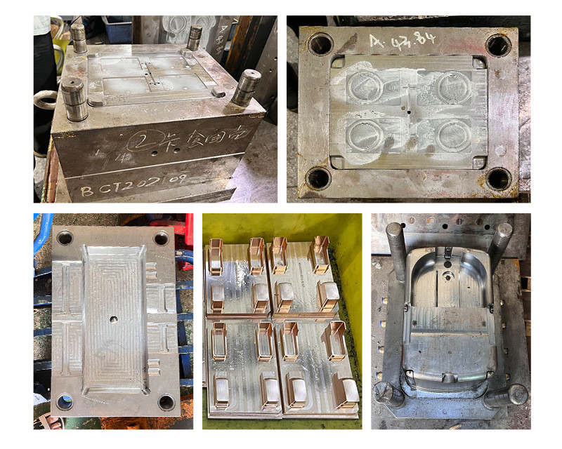 S136 High Precision Molding Design Of Double Color Plastic POM Instrument Housing Injection Mold