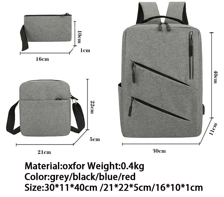 Multi Color Backpacks Sets ODM Men Ladies Universal Student Travel Backpack