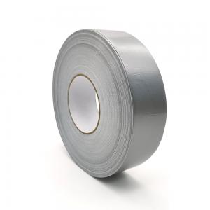 China Single Side Silver Hot Melt Adhesive Fiber Cloth Tape For Exhibition on sale