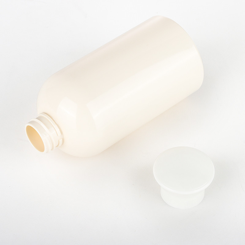 Cosmetic Plastic Toner Bottle 300ml 350ml Transparent Round Plastic Bottle