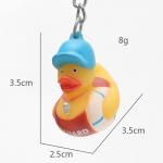 Home Key Rubber Ducky Collectible Keychains , Assorted Mini Rubber Duck
