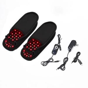China Feet Flexible LED Slipper Device Boots Pulse Red Infrared Light Therapy Shoe wholesale