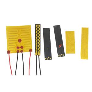 China Electric Polyimide Heater Element Yellow Black Color For Hair Straightener wholesale