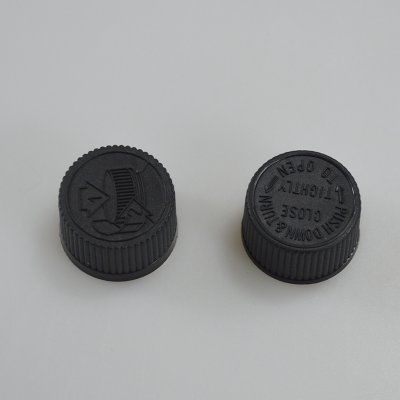 Collar Material PP Childproof Cap for 24/410 Screw Cap Pill Bottle Medicine Bottle