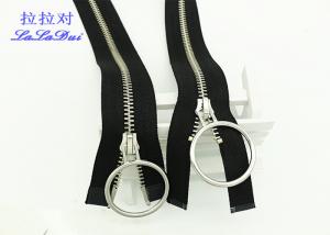 China 16 Inch Two Way Separating Zipper For Jackets , Open Ended Concealed Zip wholesale