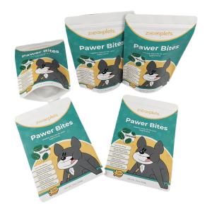 China Wholesale Wholesale Custom Stand Up Resealable Mylar Bags Digital Print Kraft Paper Pouch for Pet Dog Cat Food wholesale