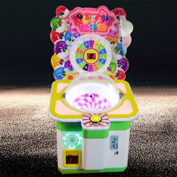 Quality Kids Play Indoor Game Lollipop Candy Vending Machine  W58*D62*H142CM for sale