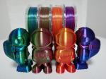 silk filament,pla filament, three color, two color ,triple color, 3d Printer