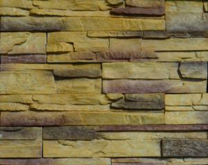 China Lightweight PVC Artificial Cultured Stone Panel 3D PU Polyurethane Faux Wall Veneer on sale