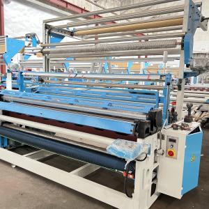 China Horizontal Fabric Inspection Machine Textile Rolling And Cutting Machine wholesale
